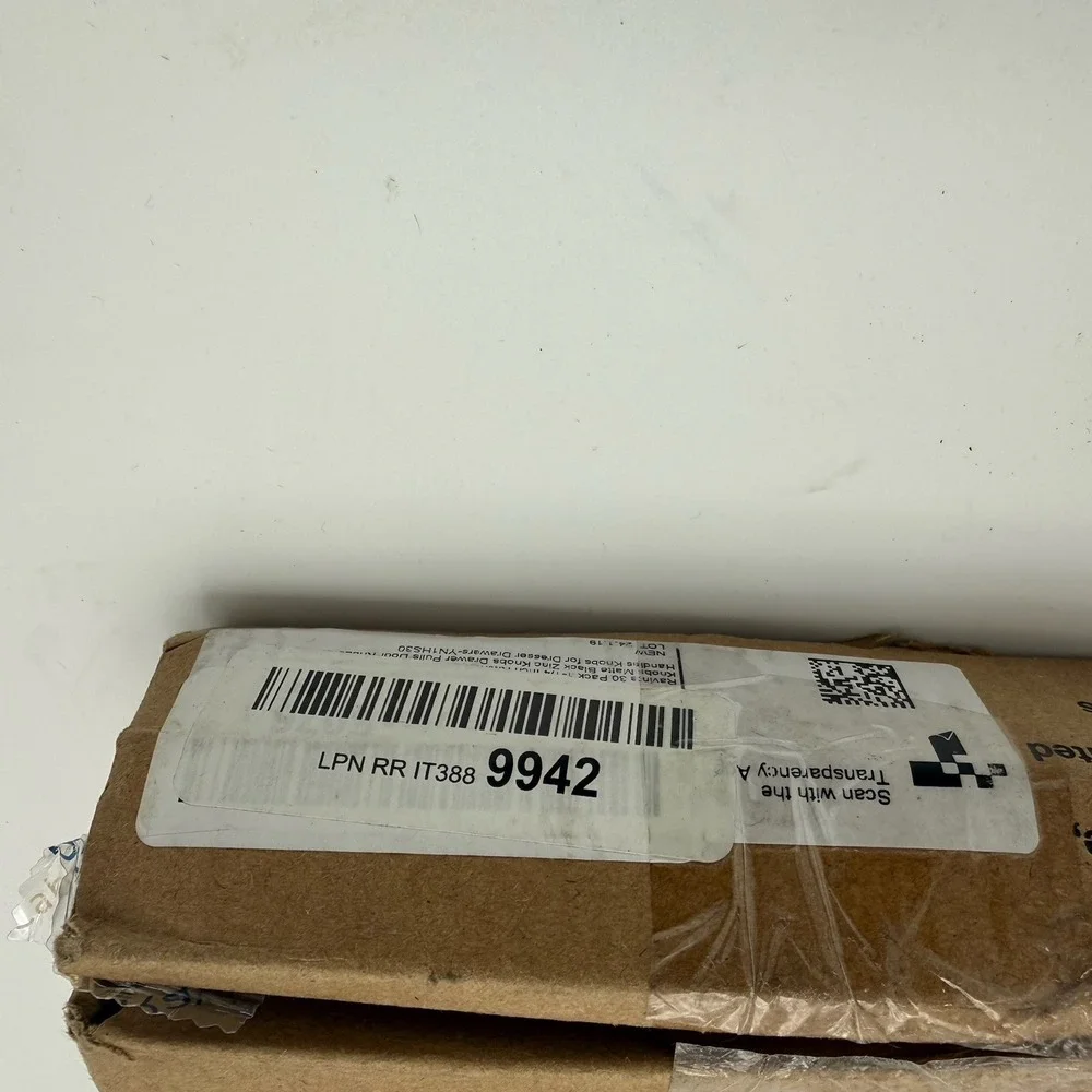 NWT Ravinte 30 Pack 1-1/4in Cabinet Knobs Matte Black Zinc Drawer Pull Hardware